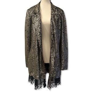 Free People Tarnished Sequin Stardust Jacket